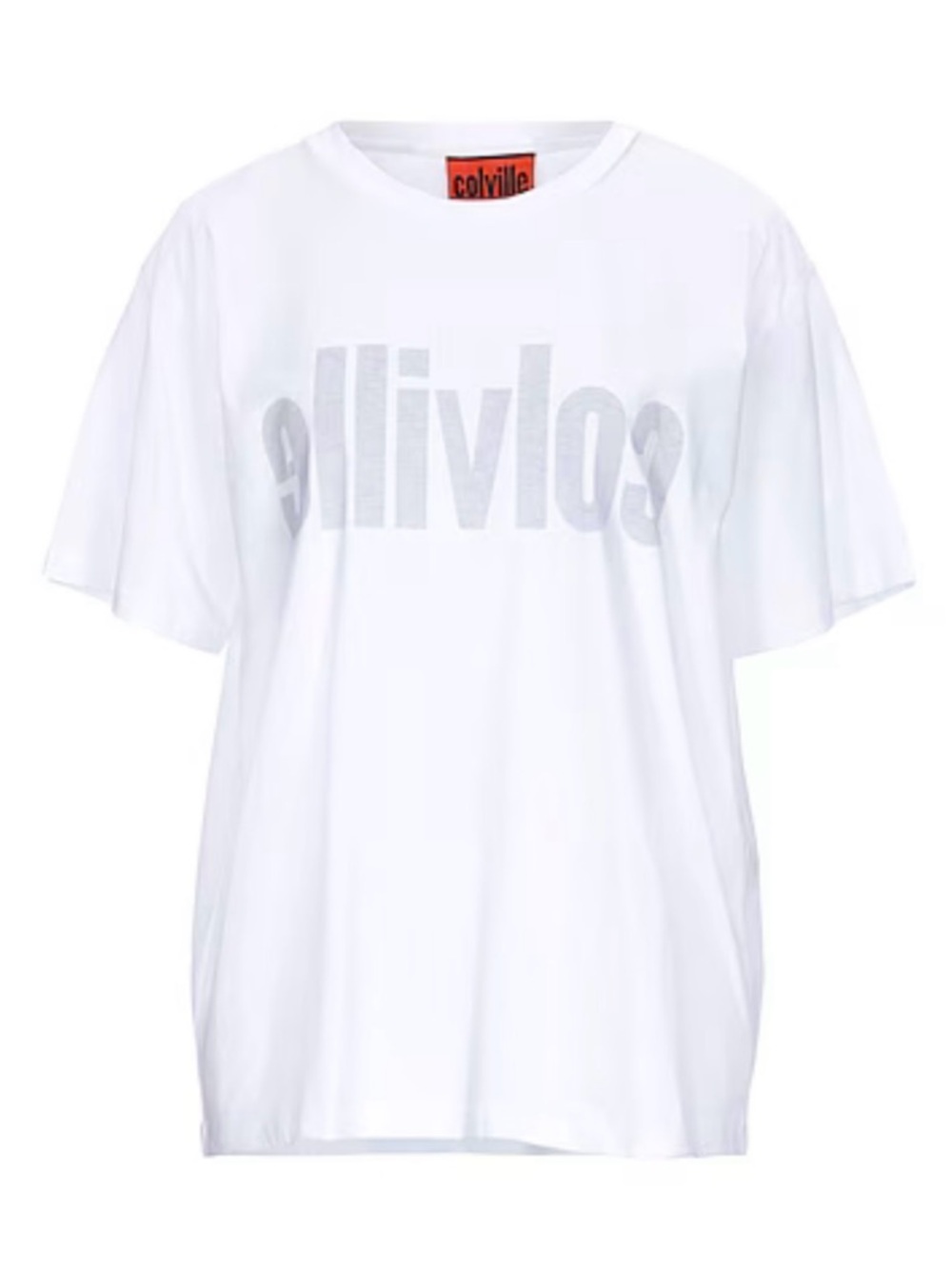 White Logo Short Sleeve Tee